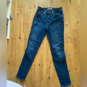 Levi's High Rise Women's Jeans - Dark Blue